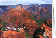 Waimea Canyon Kauai Thinking of you Card