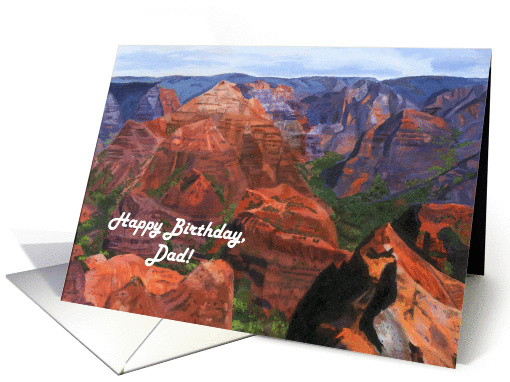 Waimea Canyon Kauai Dad Birthday card (1235602)