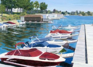 River Marina Boats...