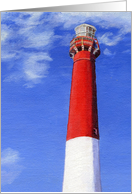 Nautical Lighthouse Landscape blank note card