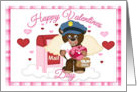 Cupid Bear Valentine Carrier card