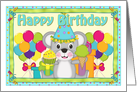 Birthday Mouse Boy Card