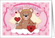 Valentine Bear Card