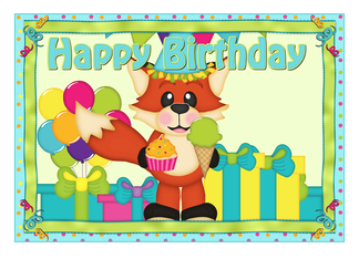 Birthday Fox Boy...