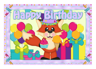 Birthday Fox Girl...