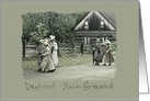 Congratulations - Daughter - Customize - Graduation - 1860’s - Country card