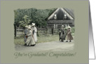 Congratulations - For Her - You’ve Graduated - Vintage Look - Country card