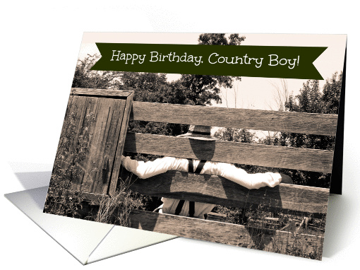 For Dad's Birthday -- Country Theme card (1209578)