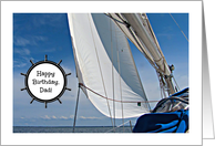 For Dad’s Birthday -- Nautical Theme card