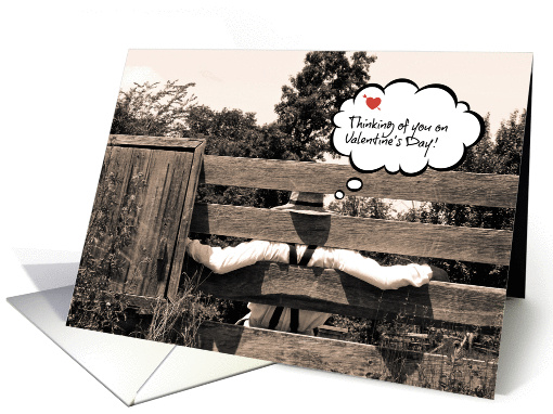 For Loved-One on Valentine's Day -- Country Theme card (1213508)