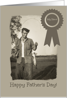Happy Father’s Day -- Vintage Country Fisherman card