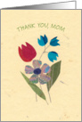 Simple Bouquet to Say Thank You to Mom card