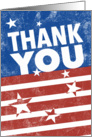 Big Thank You for Veterans Day card