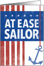 Congratulations on Navy Retirement: Anchored Corner card
