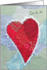 Mentor Makes my Heart Sing, Paper Valentine card