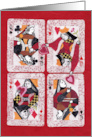 Valentines from Queen of the Hearts to her Royal Sisters card