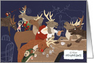 Afterwork Party and Holiday Wishes for COWORKER card
