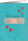 Love in a Bandaid on Nurse’s Day card