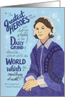 Florence Nightingale Thank You for Hard Work card