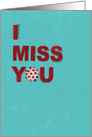 Off-Kilter I MISS YOU for COViD19 card