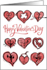 Animal Hearts Valentine’s Day card