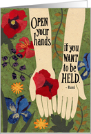 Open Your Hands ...