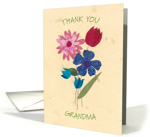 Simple Bouquet to Say Thank You to Grandma card (1457236)
