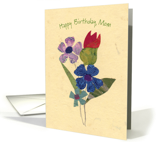 Simple Bouquet to Say Happy Birthday to Mom card (1457240)