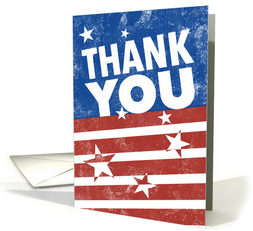 Big Thank You for Veterans Day card (1458822)