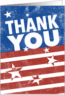 Big Thank You for Veterans Day card