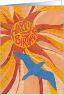 Radiant Happy Birthday Sun card