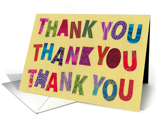 Colorful Thank Yous card (1462942)