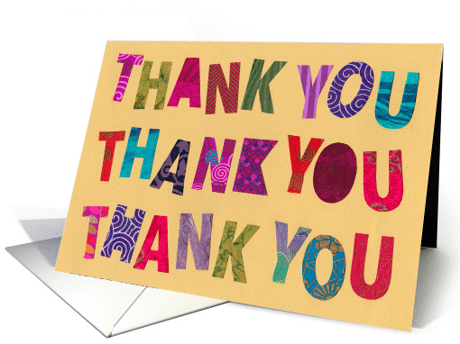 Colorful Thank Yous from the Group card (1462944)