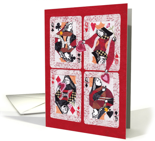 Galentine's Day Love from Queen of Hearts card (1466030)