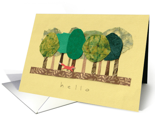Fox in the Woods Thinking of You card (1550026)