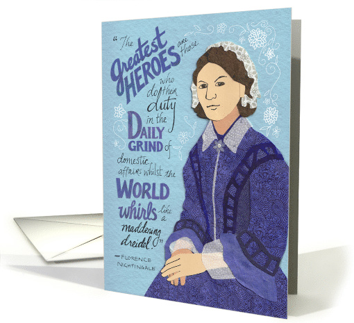 Florence Nightingale Nurses Day card (1577976)