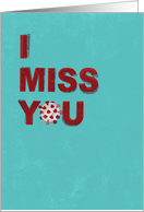 Off-Kilter I MISS YOU for COViD19 card