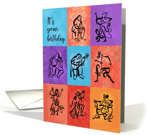 Flamenco Dance and Music Birthday card (1658240)