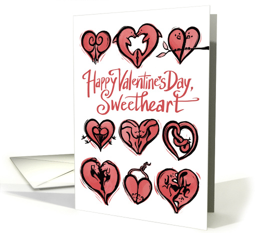 Sweetheart Animal Duos Valentine's Day card (1660290)