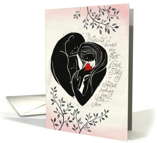 I Heard My First Love Story Valentine's Day card (1722988)