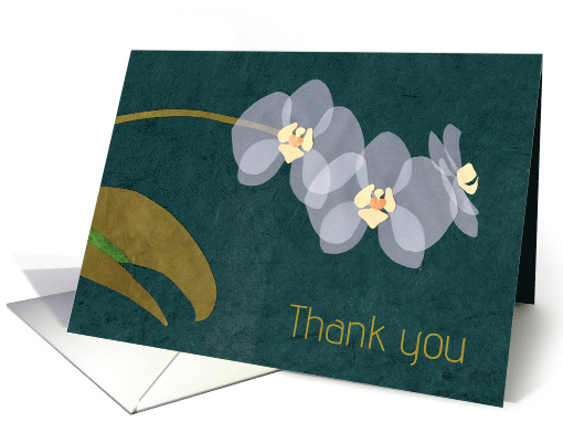 Orchids to Say Thank You for Thoughtfulness card (1724810)