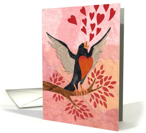 Joyful Songbird for Valentine's Day card (1750482)