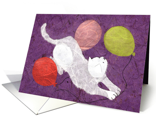 Birthday Fun with Cat & Balloon card (1792728)