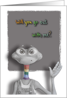 Will you go out with me? - Lizy the lizard card