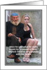 Jewish Humor Shylock Pound of Flesh Valentine’s Day Card