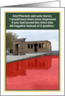 Jewish Humor Plague of Blood AB-negative Passover Card