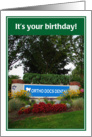 Jewish Humor Ortho Docs Dental Birthday Card