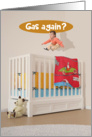 Gas Again? Flying Farting Toddler New Job Congratulations Card