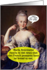 Marie Antoinette Let Them Eat Cake Funny Birthday Card