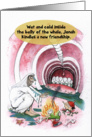 Jewish Humor Jonah Whale Funny Biblical Bat Mitzvah Invitation card